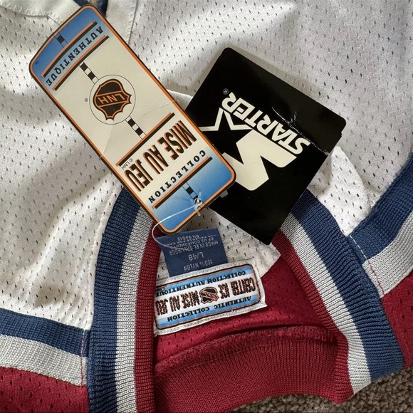 STARTER PATRICK ROY 33 COLORADO AVALANCHE SIGNED JERSEY STARTER LARGE 48 - Picture 4 of 6